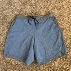 Chubbies Heather Blue Gray Trim Shorts Sz.XL Sporty Casual Outdoor 7" Inseam